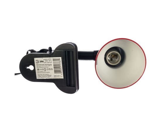 Настольный светильник ЭРА N-212-E27-40W-R красный Б0035061 – изображение 2