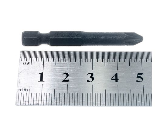 Вставка бита торцевая для шуруповерта 1/4", Pozidriv, PZ2, L = 50 мм KING TONY 715002Z – изображение 2
