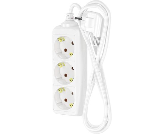 Сетевой удлинитель ФОТОН 16-23Е, 2м, 3 розетки, 16А, с заземлением, белый 21116 – изображение 2