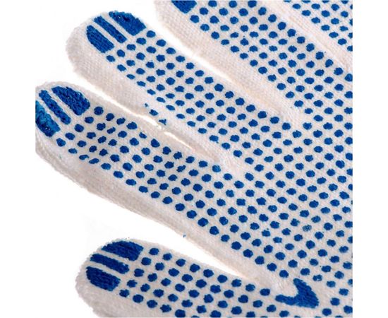 Перчатки Россия х/б, ПВХ-покрытие "Точка", 10 класс, стикер Россия 67702 – изображение 3