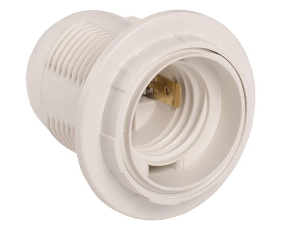 Пластиковый патрон с кольцом IEK, Ппл27-04-К12 Е27, белый, индивидуальный пакет EPP11-04-02-K01 