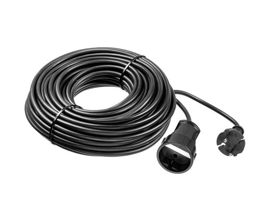 Удлинитель-шнур ЗУБР ПВС 207-Ш, 10 м, 2200 Вт, 1 гнездо, ПВС 2х0,75 мм2, 55023-10 