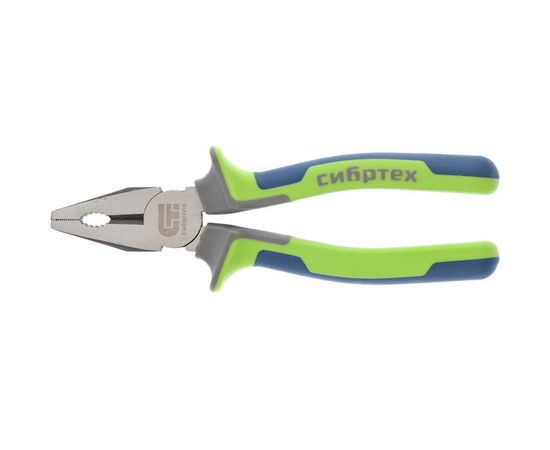 Комбинированные плоскогубцы 200 мм, фосфатирование, трехкомпонентные рукоятки СИБРТЕХ 17055 