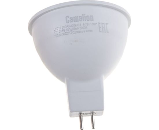 Светодиодная лампа Camelion LED10-JCDR/830/GU5.3 10Вт 220В 13684 