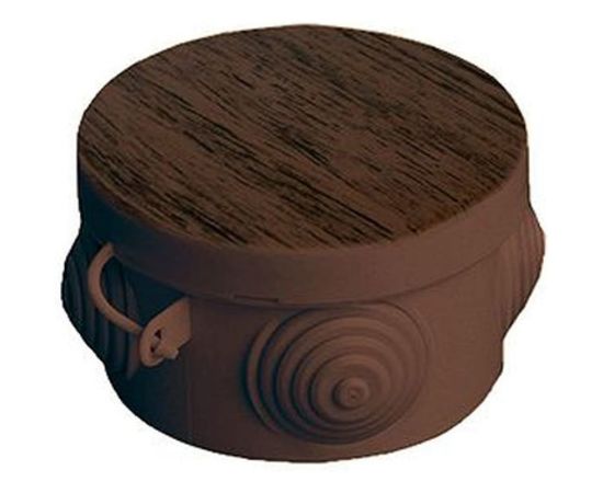 Распаячная коробка TDM ОП, D65х40мм, крышка, бук, IP54, 4 входа, индивидуальный штрихкод SQ1401-0601 