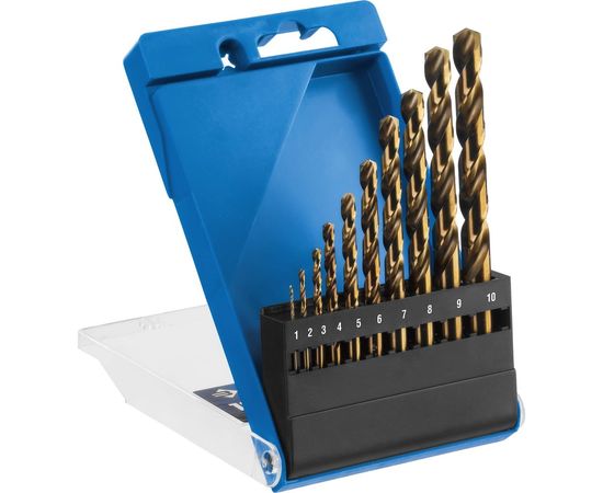 Набор сверл по металлу (10 шт; Р6М5К5; 1-10 мм) Зубр 29626-H10_z01 