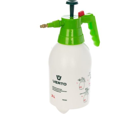 Помповый садовый опрыскиватель VERTO 2 л 15G503 