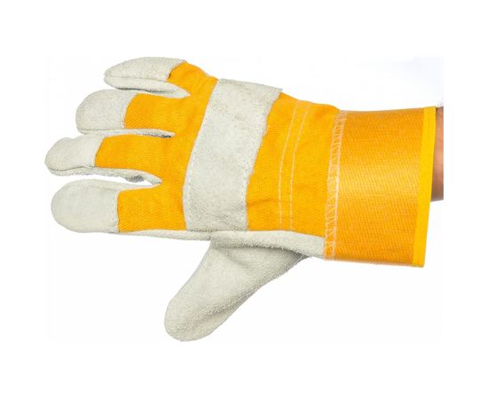 Спилковые комбинированные перчатки Gigant Ангара G-029 (Россия) 