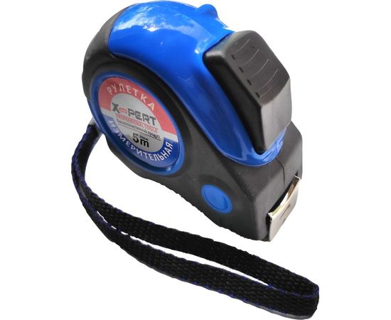 Рулетка Профессионал X-PERT 5м, прорезиненная, противоударная 25мм, автостоп 46588 
