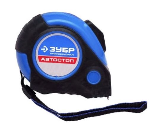 Рулетка с функцией автостоп 10мх25мм ЗУБР ЭКСПЕРТ 34057-10-25_z01 