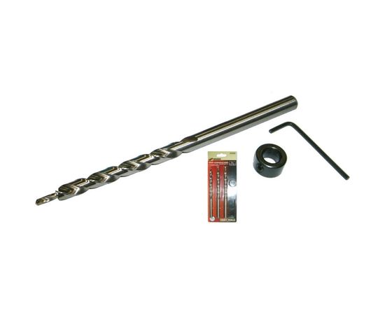 Сверло ступенчатое "Косой шуруп" (3 шт; 9.5х160 мм) для кондуктора SKRAB 33352 