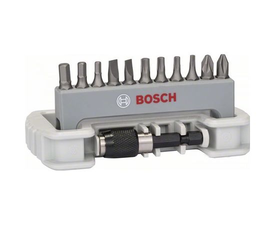 Набор бит Bosch 12 шт. держатель с быстросменным патроном 2608522131 