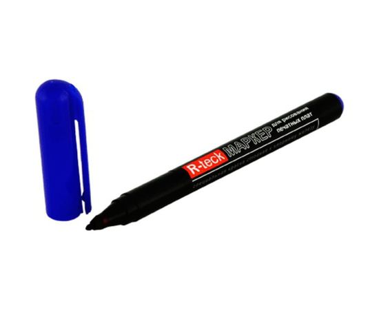 Маркер для рисования печатных плат Connector синий R-teck R-TRECK-BL 