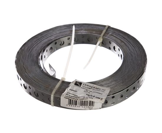 Монтажная лента Саморезик прямая RТМ8 20х0,8 мм, 25 м TM8 