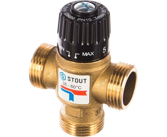 Термостатический смесительный клапан STOUT 1 SVM-0120-166025 