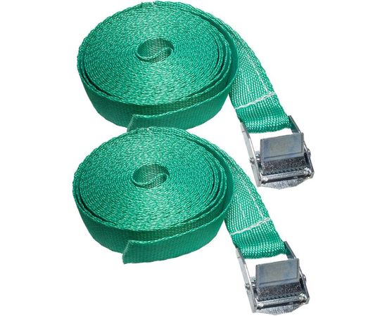 Ремень крепления груза Rekzit лента 25мм полиэфир, 250 кг, 2,5м, 2 штуки 93501 
