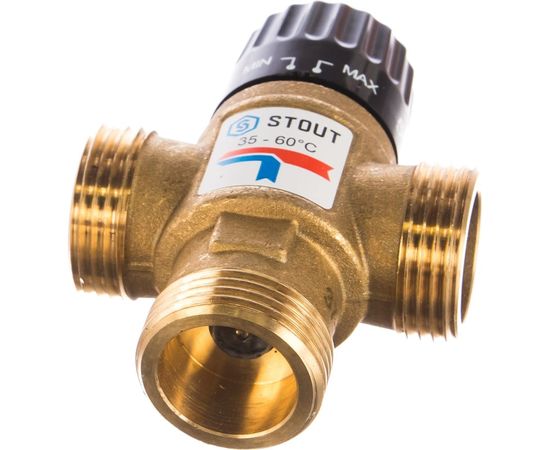 Термостатический смесительный клапан STOUT 1 SVM-0120-166025 – изображение 3