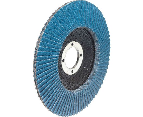 Круг наждачный лепестковый по металлу Plus (125 х 22.2 мм; Р60; циркониевый) CUTOP 72-12560 – изображение 3