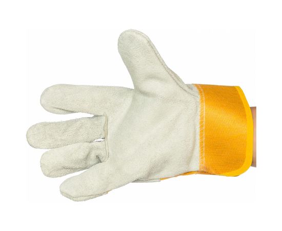 Спилковые комбинированные перчатки Gigant Ангара G-029 (Россия) – изображение 2