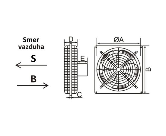 Многофункциональный металлический вентилятор MTG MF250G-16S приточный 900 – изображение 2