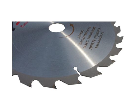 Диск пильный (250 мм; 24T; 30 мм) по дереву профи АТАКА 8078860 – изображение 3