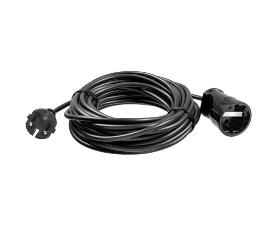 Удлинитель-шнур ЗУБР ПВС 207-Ш, 10 м, 2200 Вт, 1 гнездо, ПВС 2х0,75 мм2, 55023-10 – изображение 3