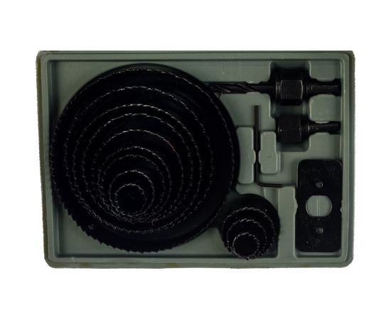 Набор коронок MASTER по дереву (15 предметов; 19-127 мм) STAYER 29600-H15 – изображение 3