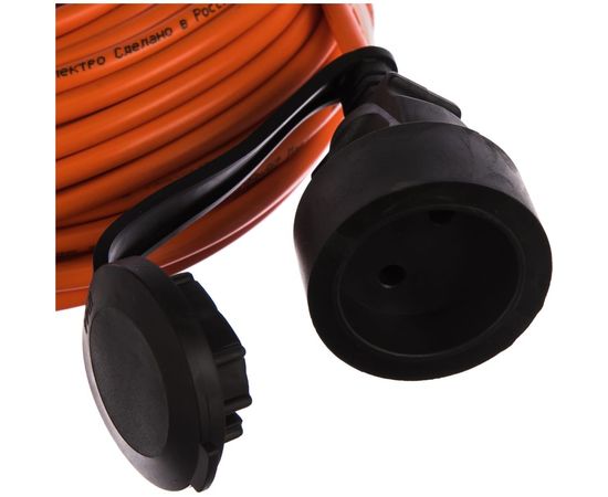 Удлинитель шнур Gigant б/з ПВС 2х0,75 6A 20м IP 44 PE-012 (Россия) – изображение 2