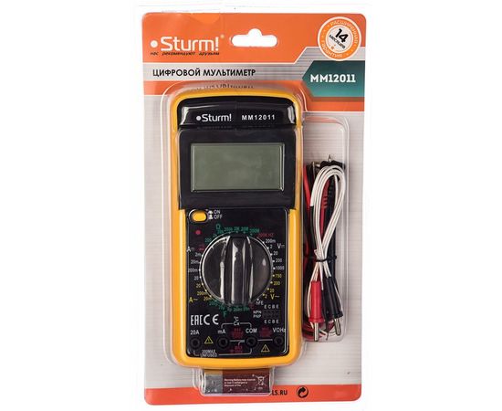 Мультиметр Sturm MM12011 – изображение 2