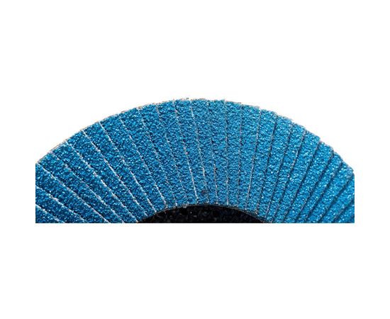 Круг наждачный лепестковый по металлу Plus (125 х 22.2 мм; Р60; циркониевый) CUTOP 72-12560 – изображение 2