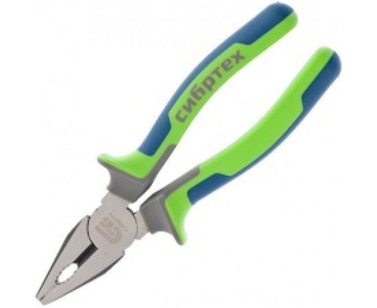 Комбинированные плоскогубцы 200 мм, фосфатирование, трехкомпонентные рукоятки СИБРТЕХ 17055 – изображение 2