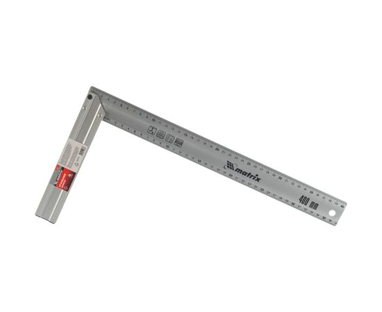 Алюминиевый угольник Matrix 400 мм литой 32474 – изображение 2