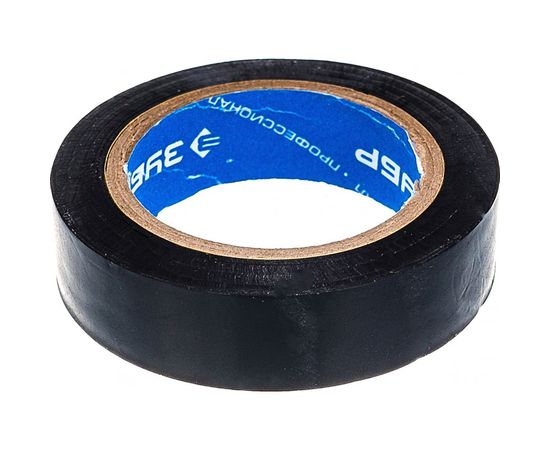 Изолента ПВХ ЗУБР Электрик-10, не поддерживает горение, 10м, 0,13x15мм, черная 1233-2_z02 – изображение 2