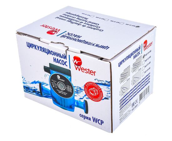Насос с гайками Wester WCP 25-40G 0-18-0010 – изображение 3