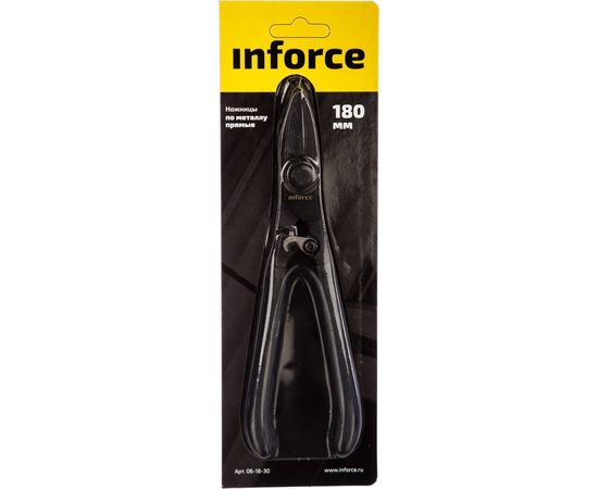 Ножницы по металлу прямые 180мм Inforce 06-18-30 – изображение 2