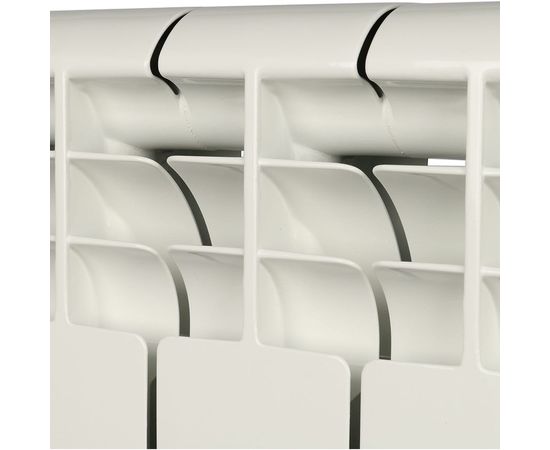 Алюминиевый радиатор ROMMER Profi 500 AL500-80-80-100 12 секций RAL9016 82486 – изображение 4