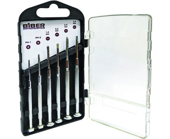 Набор отверток для точных работ 6шт Biber 85565 тов-159180 