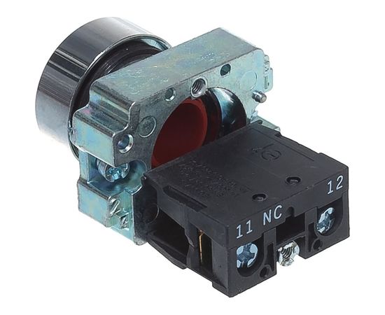 Кнопка управления IEK LAY5-BA42 без подсветки красная 1р ИЭК BBT61-BA-K04 