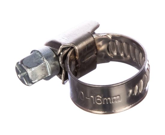 Обжимной хомут FIT IT нержавеющая сталь, 10-19 мм 64273 