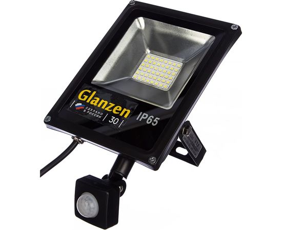 Светодиодный прожектор c датчиком движения GLANZEN FAD-0012-30 00-00001791 