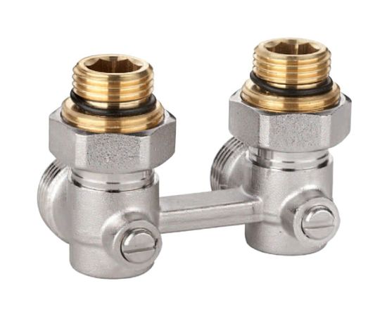 Запорно-присоединительный узел для нижнего подключения радиаторов EUROS угловой EU.ST6014045 12_k 