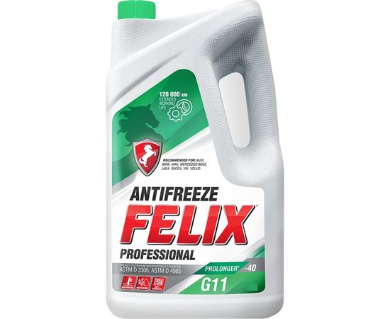 Антифриз FELIX PROLONGER-40 G-11, 10 кг, зеленый 430206021 