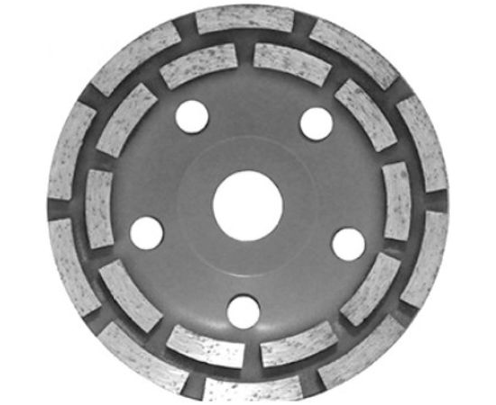 Чашка шлифовальная алмазная сегментированная двухрядная (230х22.23 мм) Almarez 303223 