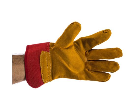 Спилковые комбинированные перчатки Gigant Рысь G-806 (Россия) 