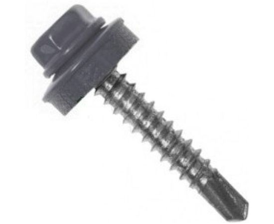 Кровельный саморез по металлу Daxmer 5,5х19 RAL 7004 250шт 04279 