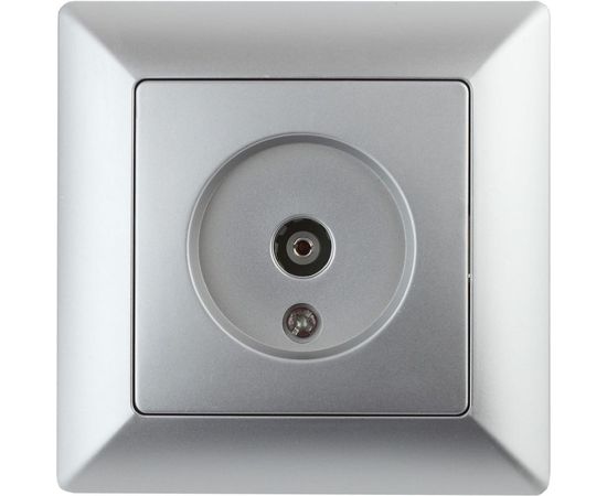 Розетка TV Intro 430103 одиночная, СУ, Solo, алюминий Б0043370 