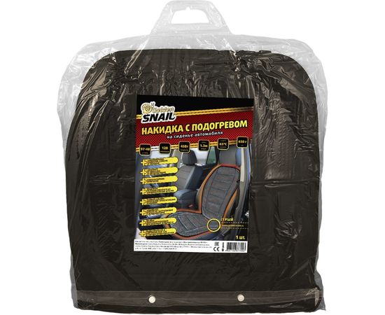 Накидка с подогревом на сиденье автомобиля мягкий ворс Golden Snail GS9020 