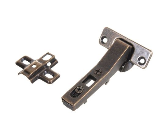 Мебельная накладная петля Amig антик 4401 – изображение 2