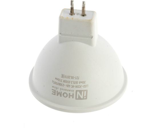 Светодиодная лампа IN HOME LED-JCDR-VC 4Вт 230В GU5.3 6500К 310Лм 4690612030715 – изображение 2