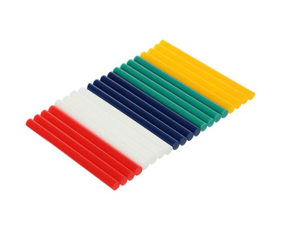 Стержни клеевые в блистере (20 шт; 7.2х100 мм; цветные) HEADMAN 625-001 – изображение 3